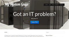 Desktop Screenshot of mysystemguys.com